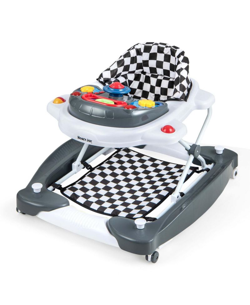 6 in 1 Baby Walker Adjustable Toddler Activity Center with Music Tray