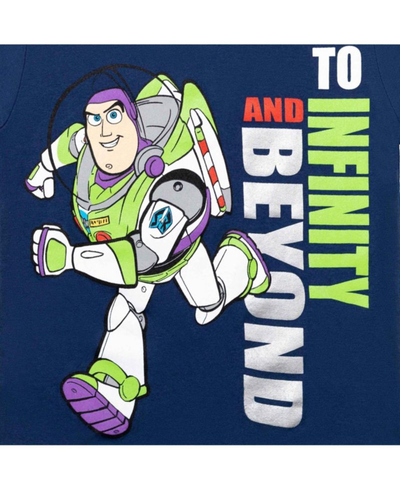 Toddler Boys Disney Pixar Woody Buzz Lightyear Bo Peep Rex Athletic T-Shirt Mesh Shorts Outfit Set