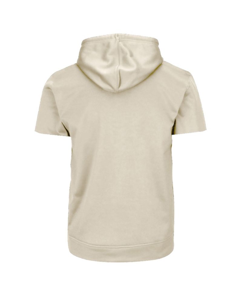 Men's Cream/Red Philadelphia Phillies Big & Tall Contrast Short Sleeve Hoodie