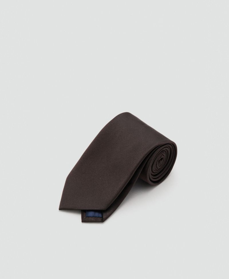 Men's Plain Silk Tie