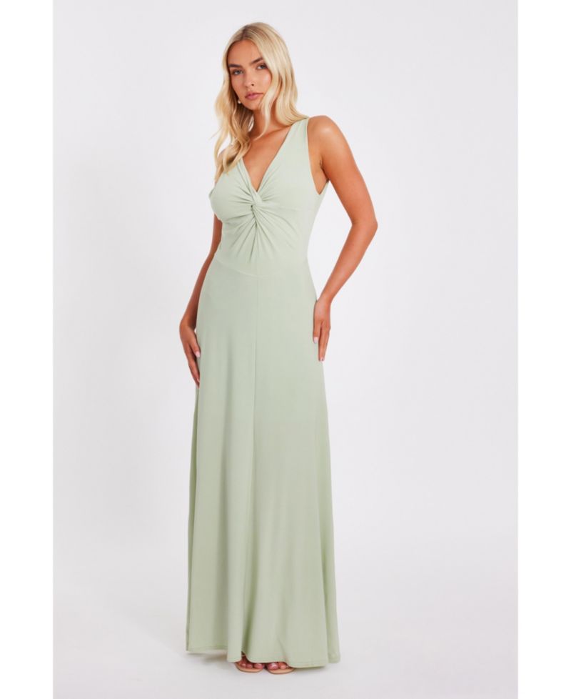 Women's Cowl Neck Maxi Dress