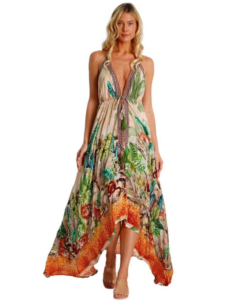 Women's Maxi halterneck Dress
