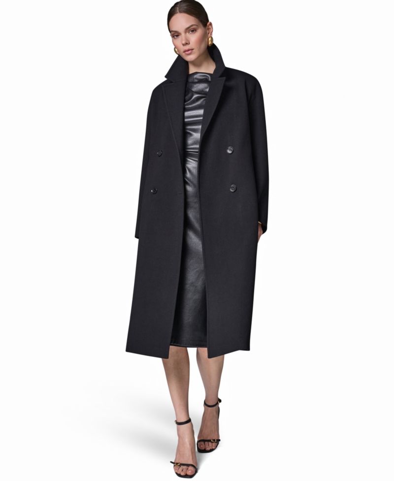 Women's Double-Breasted Lined Rain Coat