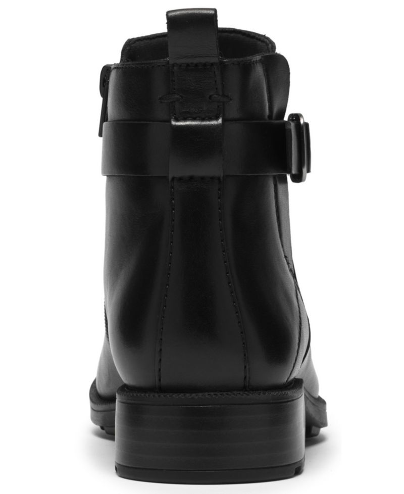 Women's Adalynn West Buckle Round Toe Booties