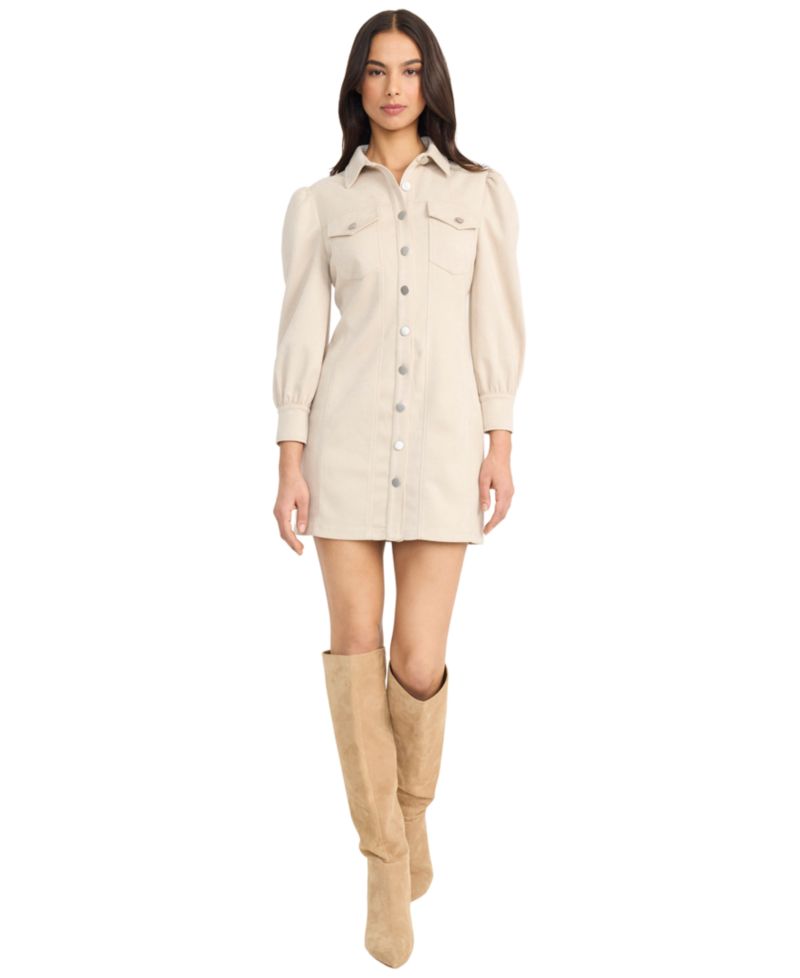 Women's Long Sleeve Short Dress