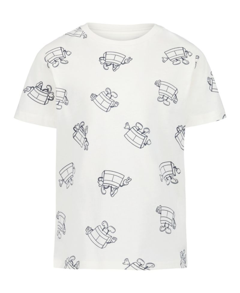 Toddler and Little Boys' Allover Printed T-Shirt
