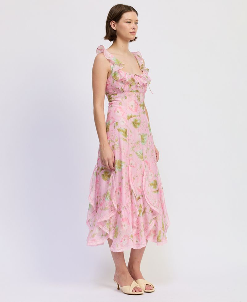 Women's Sleeveless Scoop Neck Wrenley Midi dress