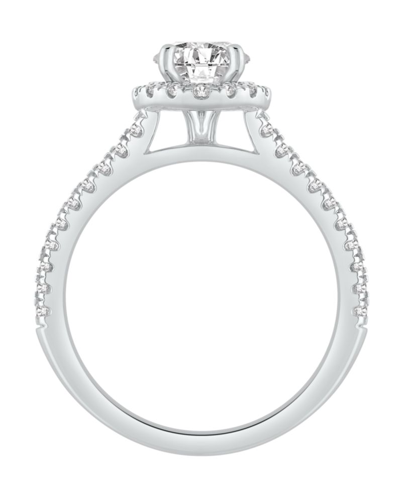 Halo Engagement Ring (1-1/4 ct. t.w.) in 14k Yellow or White Gold