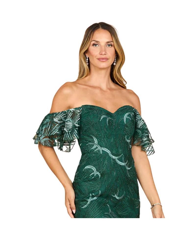 Women's Off Shoulder Mermaid Lace Gown