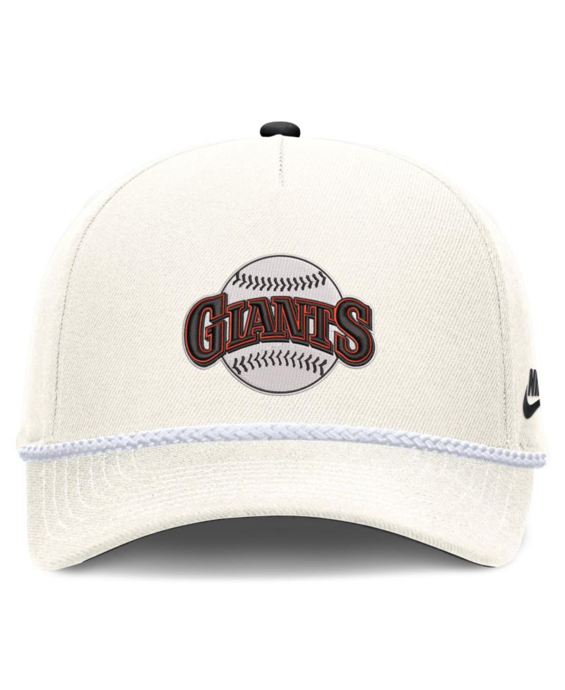 Men's Cream San Francisco Giants Cooperstown Rise Adjustable Hat