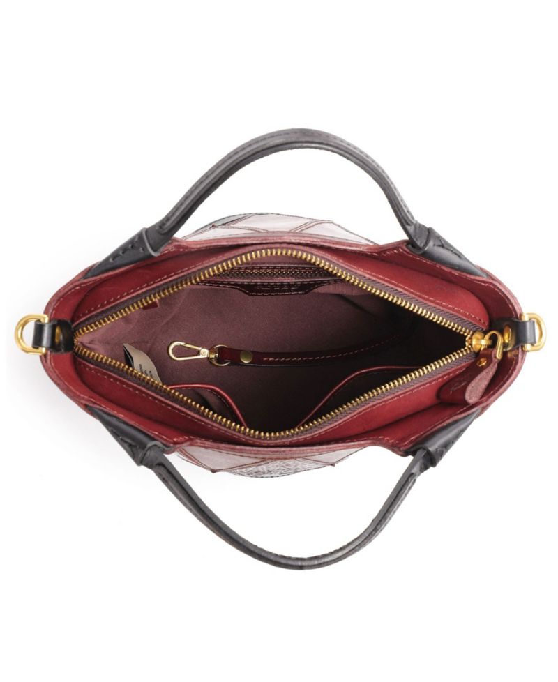 Primrose Mini Leather Crossbody Tote Bag