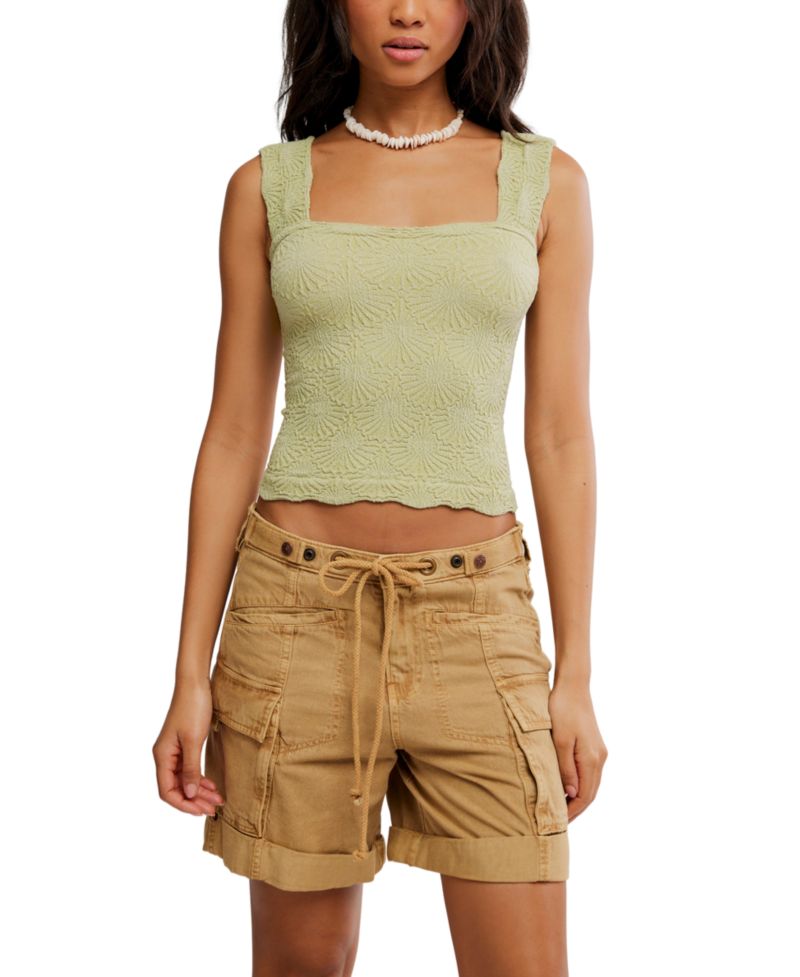 Women's Love Letter Jacquard Camisole Top