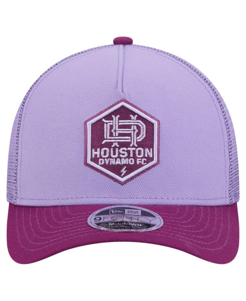 Men's Purple Houston Dynamo FC Color Pack 9FORTY A-Frame Adjustable Trucker Hat
