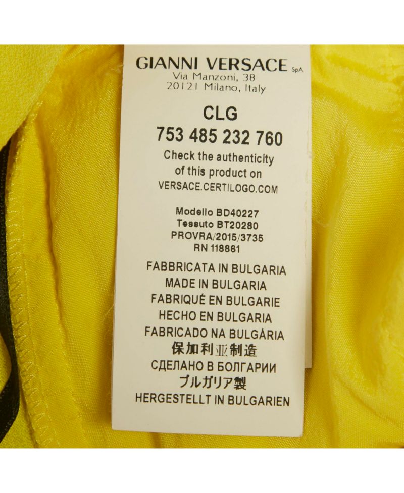 Women's Pre-Owned Versus Versace Crepe Pleated Trousers