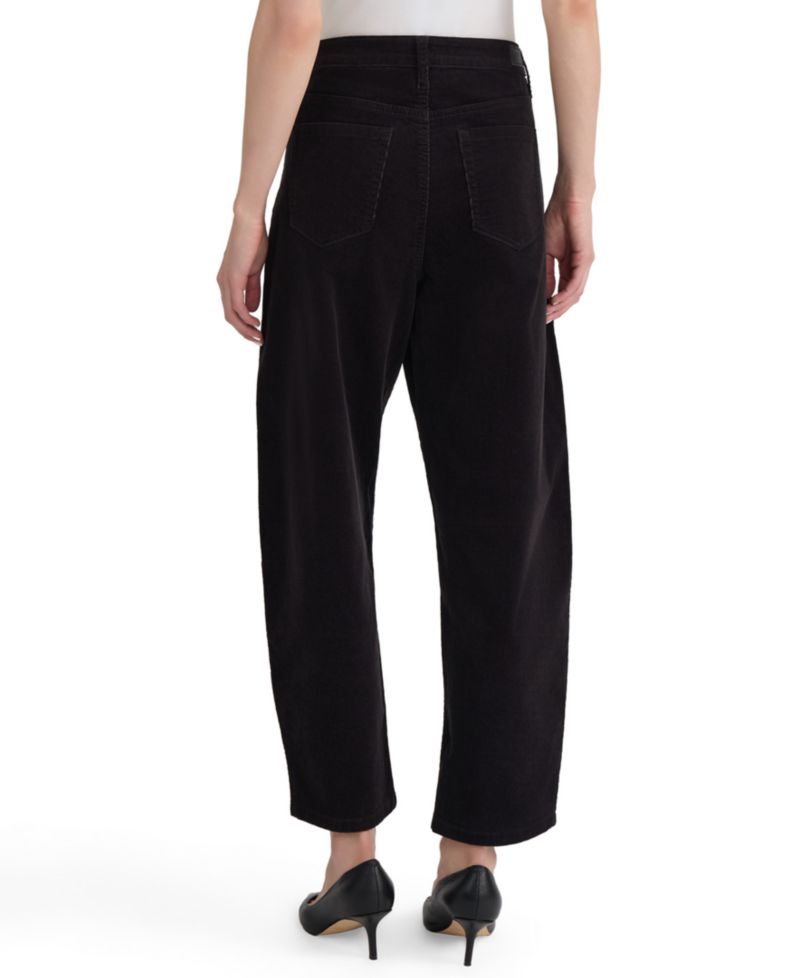 Women's Lexington Mid-Rise Barrel Corduroy Pants