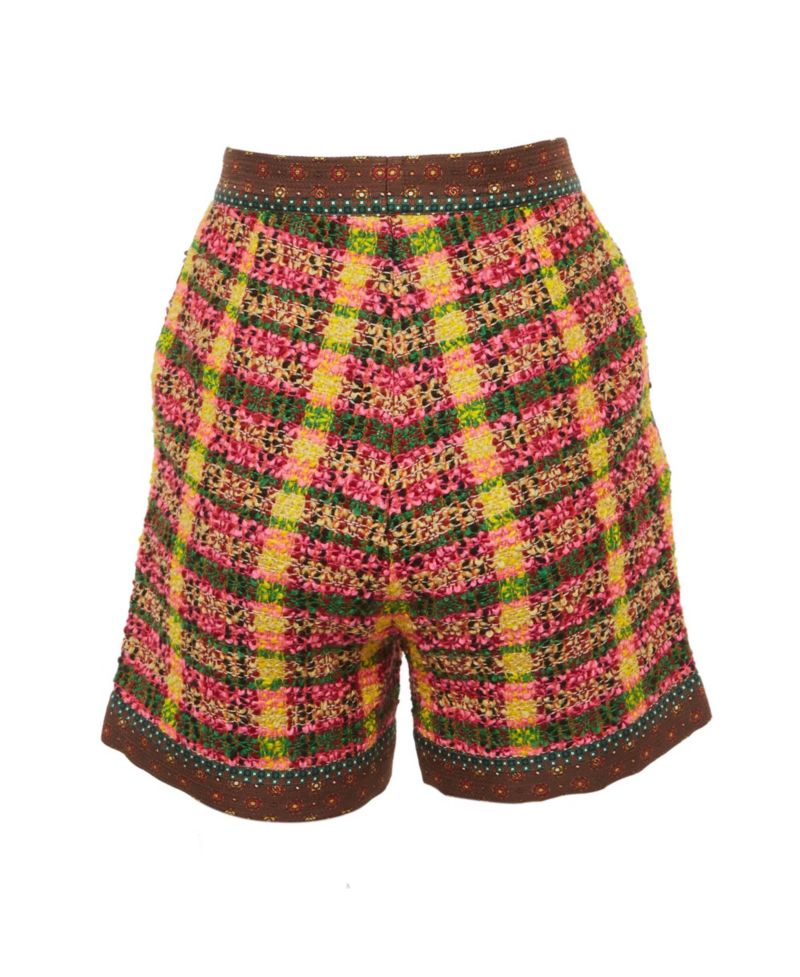 Women's High-Waisted Tweed Shorts, 7" Inseam