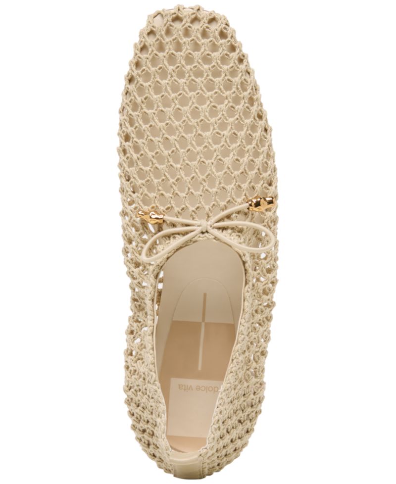 Women's Kaylyn Bow Tie Knit Slip-On Ballet Flats