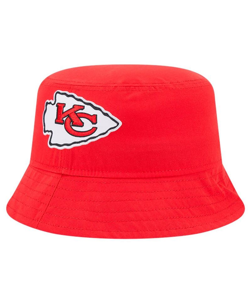 Men's Red Kansas City Chiefs Helmet Bucket Hat