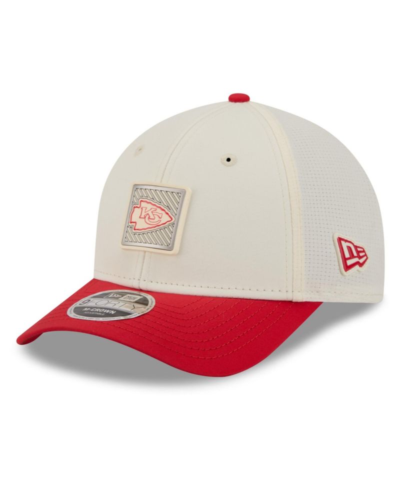 Men's Cream/Red Kansas City Chiefs 2026 NFL Training Camp 9FORTY Adjustable Hat