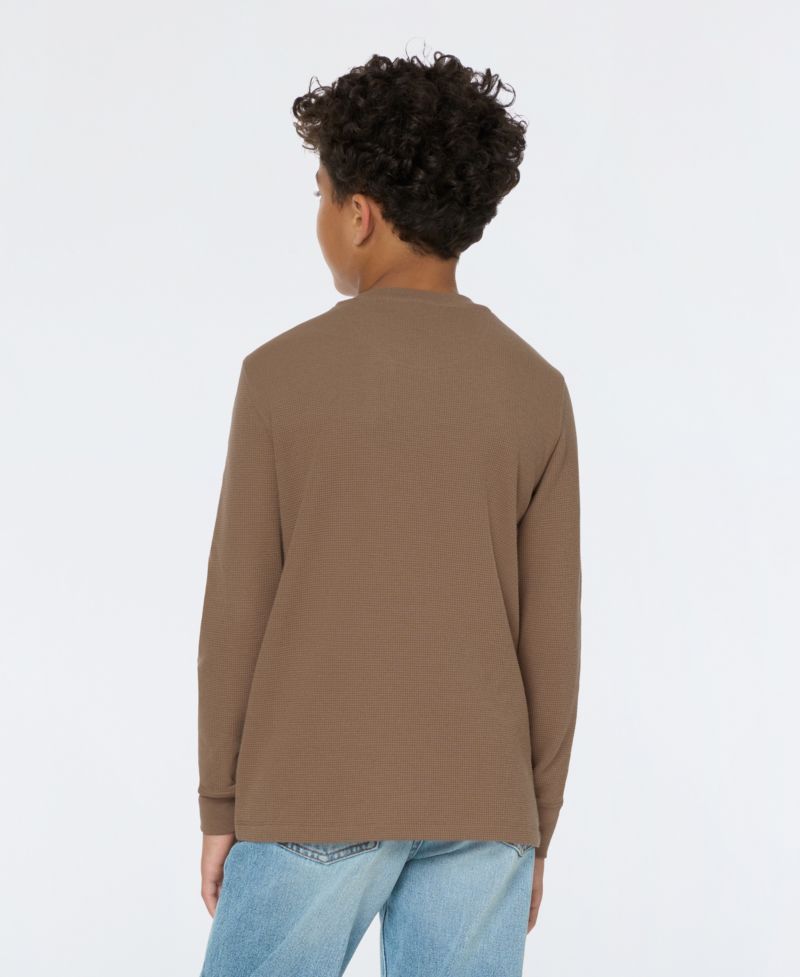 Big Boys Long Sleeve Thermal Graphic Tee