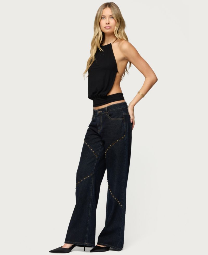 Women's Damarey Chain Backless Halter Top