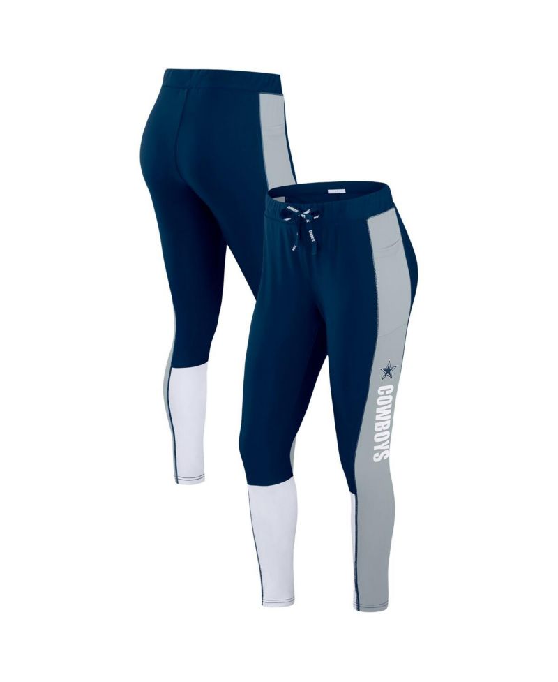 Women's Navy Dallas Cowboys Color-Block Leggings
