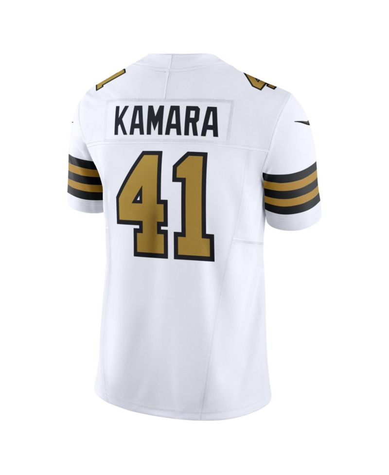 Men's Alvin Kamara White New Orleans Saints Alternate Vapor F.U.S.E. Limited Jersey