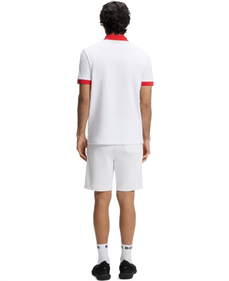 Men's Paddy England Country Flag Trim Polo Shirt