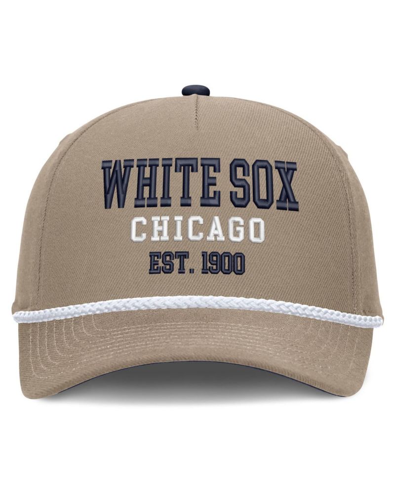 Men's Khaki Chicago White Sox Father's Day Rope Rise Adjustable Hat
