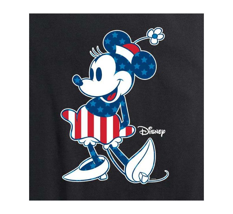 Trendy Plus Size Disney Minnie Mouse USA Graphic T-Shirt