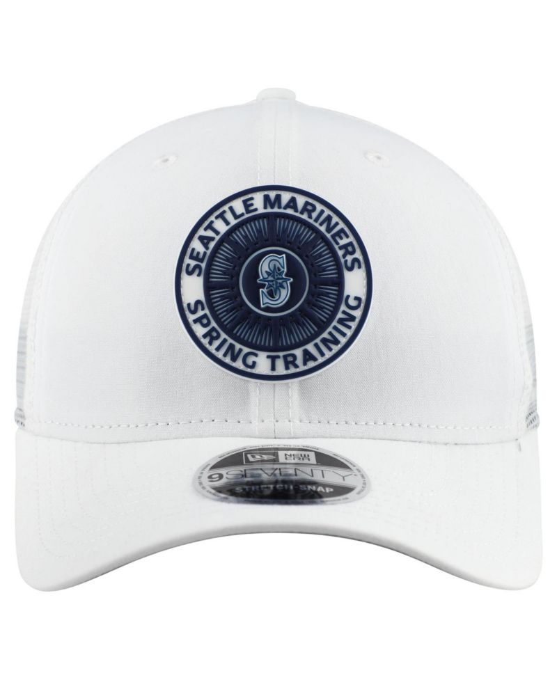 Men's White Seattle Mariners 2026 Spring Training Fan Pack 9SEVENTY Adjustable Trucker Hat