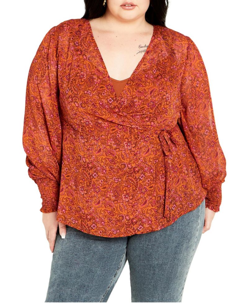Plus Size Alexis Print Top