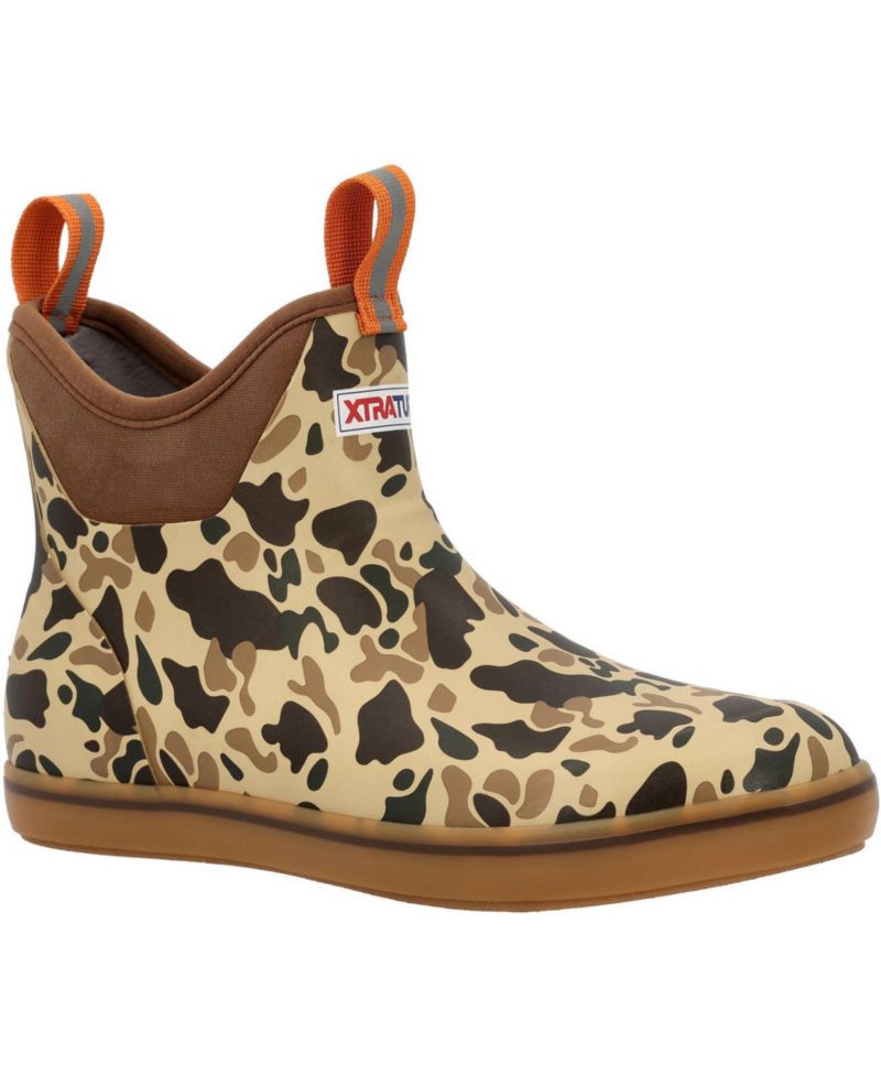 Men's Duck Camo Ankle Deck Boot
