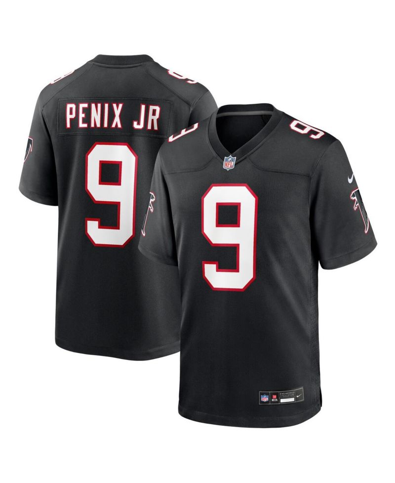 Men's Michael Penix Jr. Black Atlanta Falcons Alternate Game Jersey