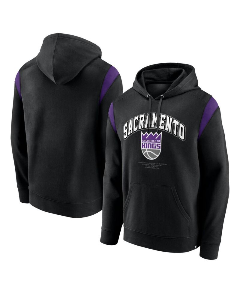 Men's Black Sacramento Kings Scorer Pullover Hoodie