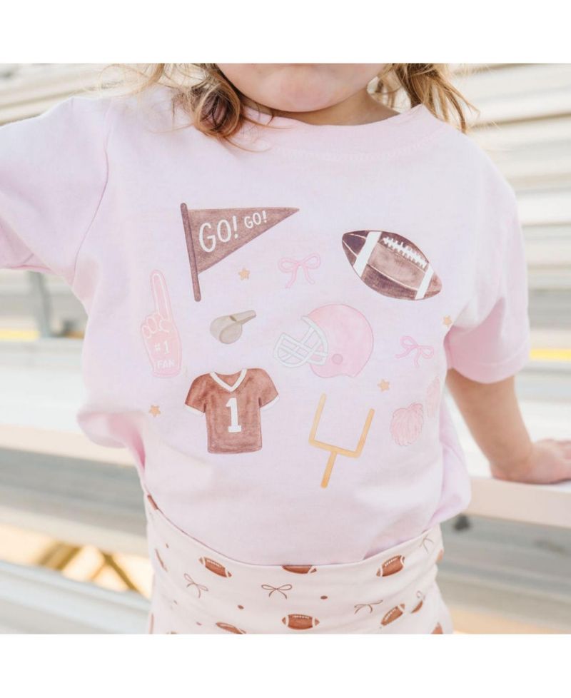 Big Girls Game Day Icon Short Sleeve T-Shirt