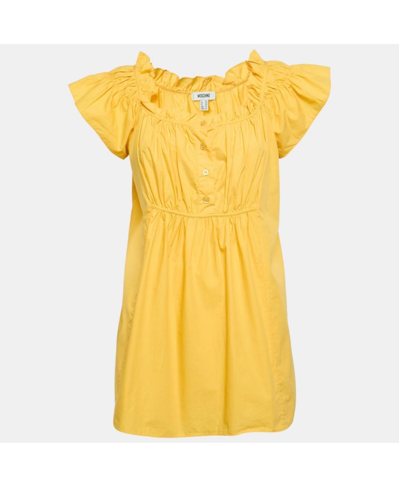 Women's Yellow Cotton Top