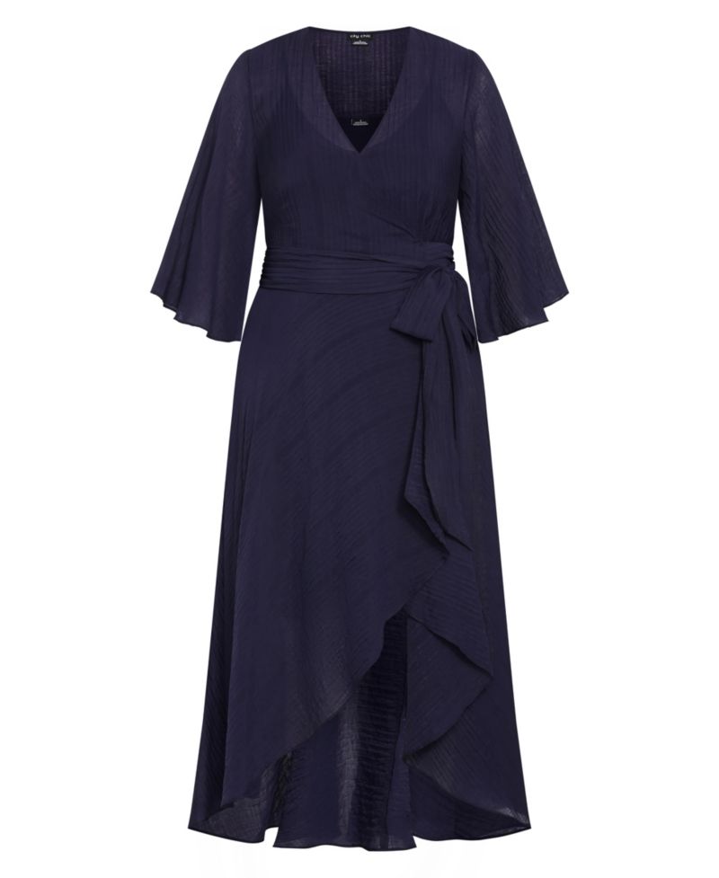 Women's Kira Ruffle Wrap Maxi Dress