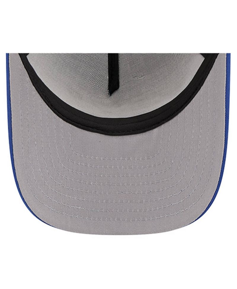 Men's Royal Texas Rangers Vintage Arched Foam Front 9FIFTY A-Frame Adjustable Trucker Hat