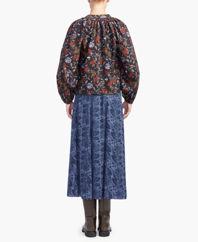 Women's Viona Floral-Print Balloon-Sleeve Blouse