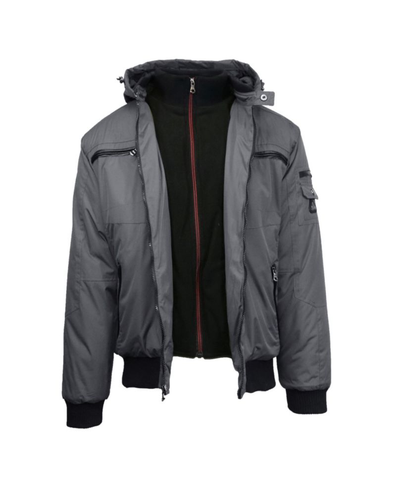 Spire By Galaxy Men's Heavyweight Moto Jacket