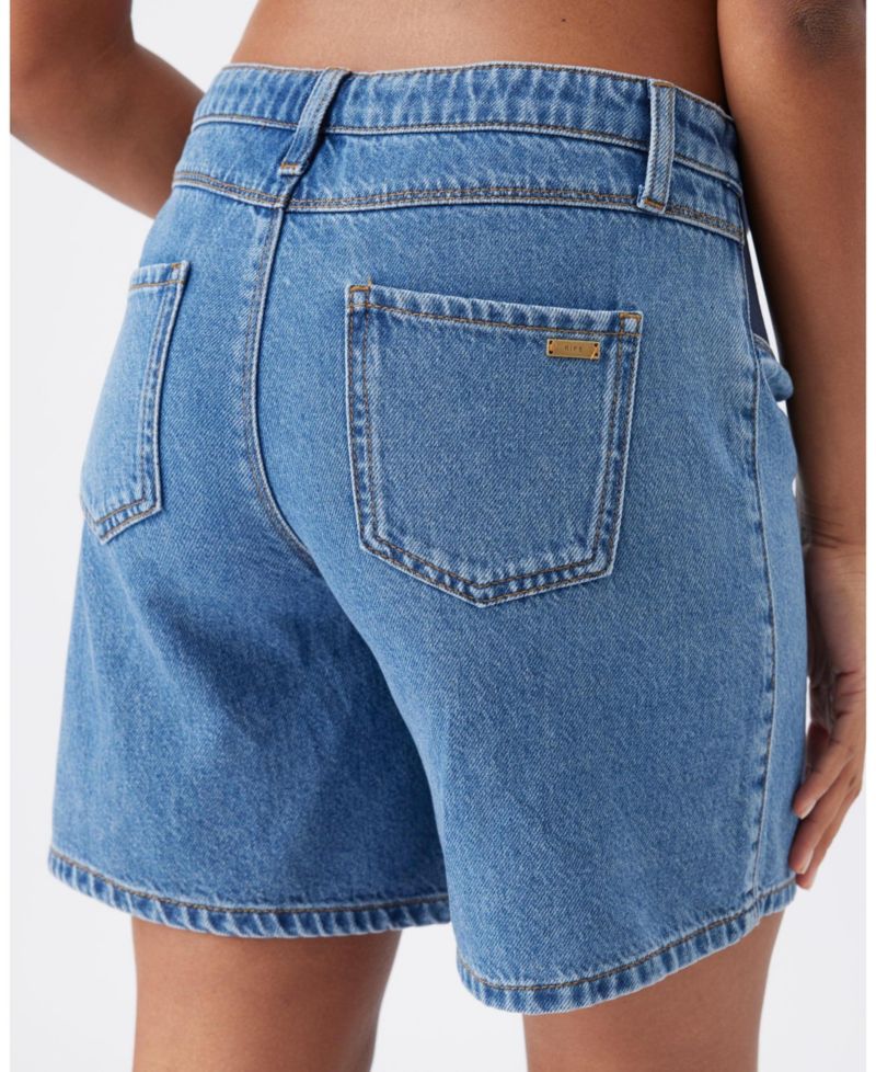 Maternity Ripe Dion Denim Short Classic Wash