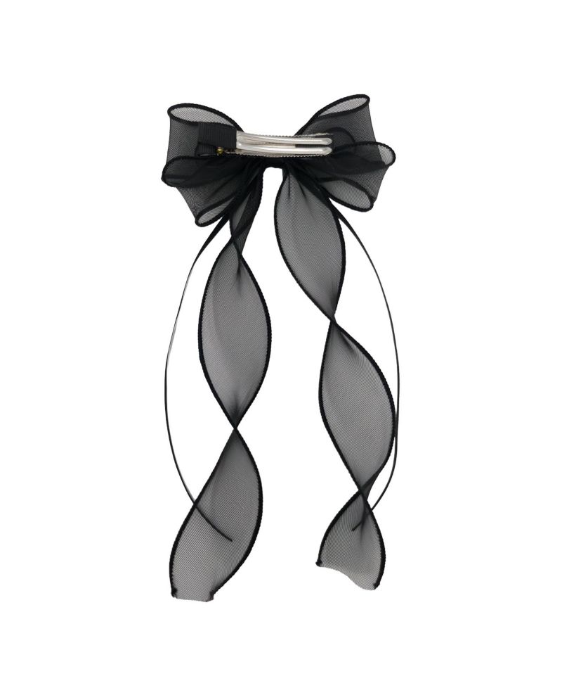 Girls Organza Double Ribbon Clip Gift Set with Tin Case