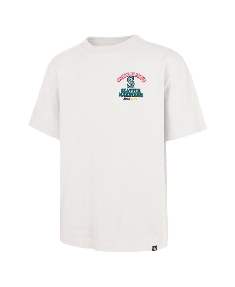 Men's '47 Cream Seattle Mariners Glizzy T-Shirt