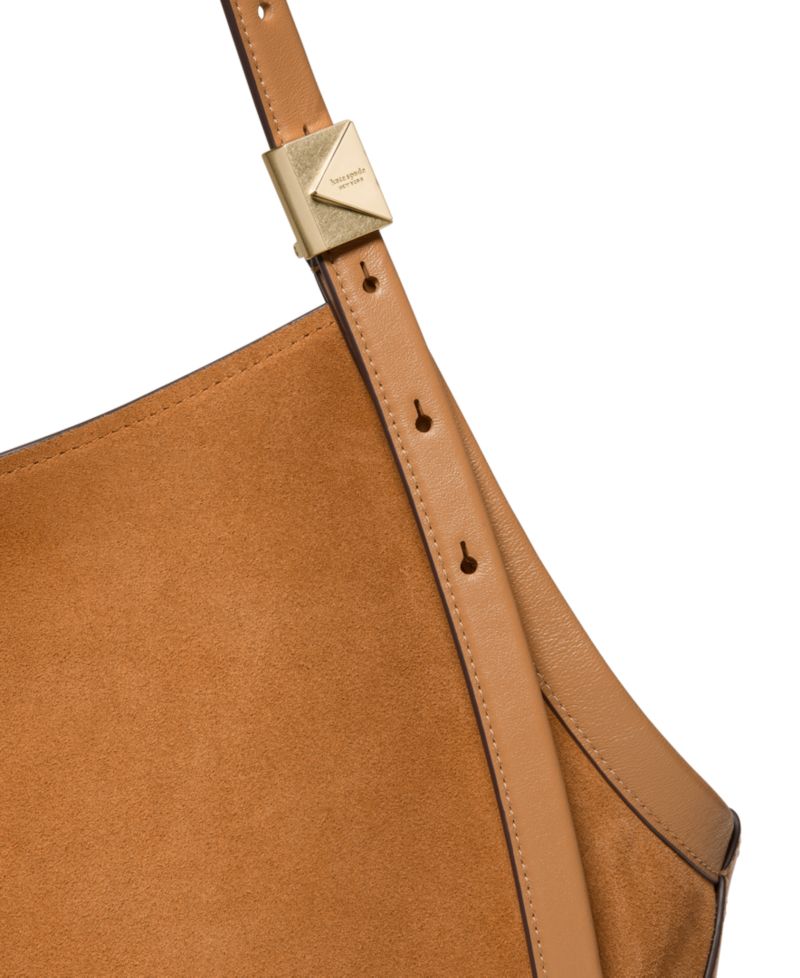 Deco Tulip Suede Large Tote Bag