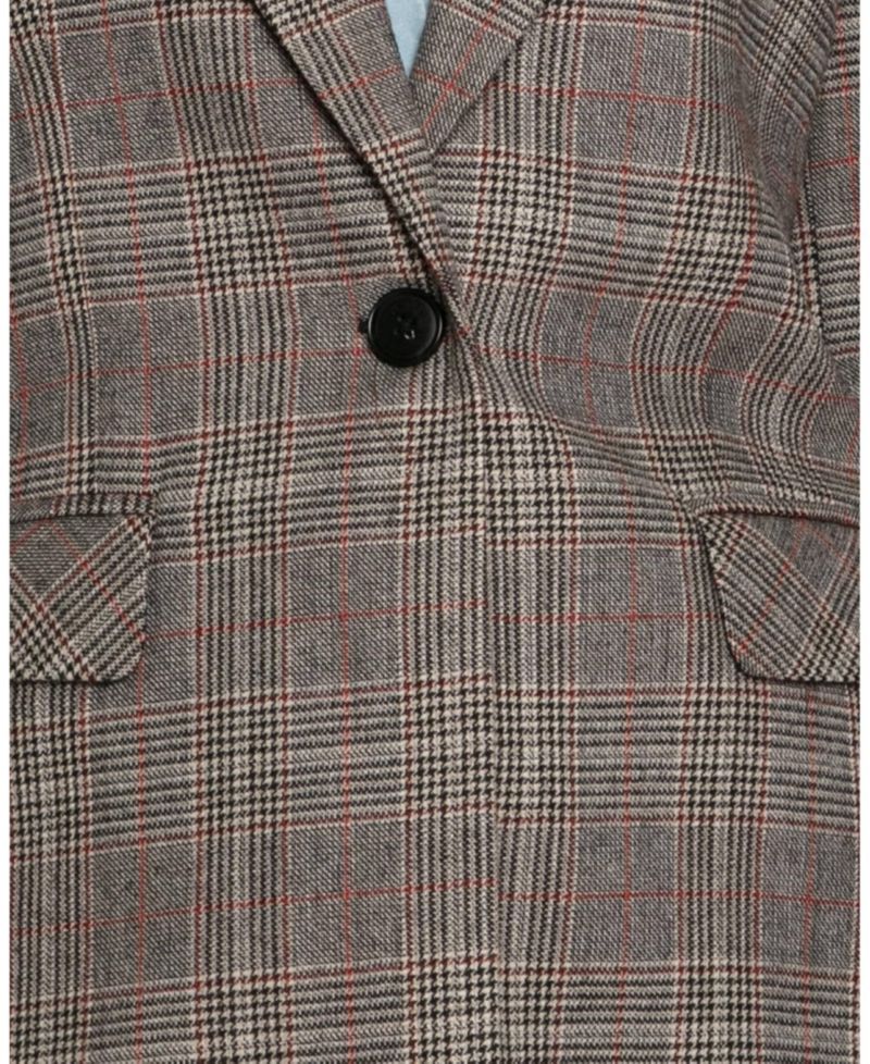 Women's Paris Grid Single Breasted Blazer