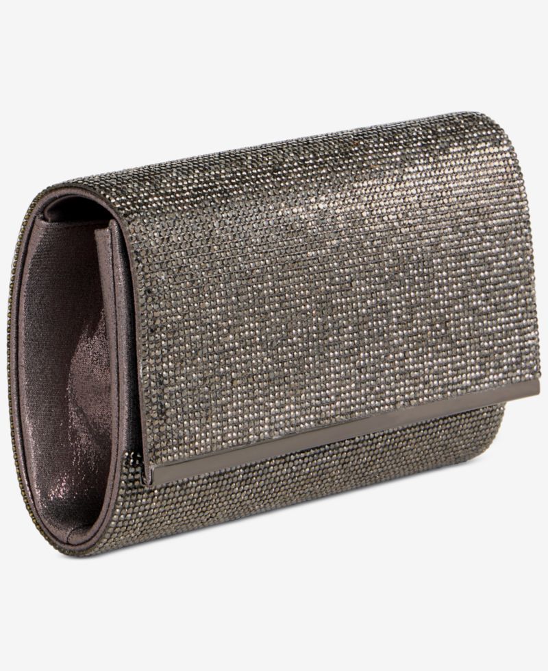 Caitlin Satin and Crystal Clutch
