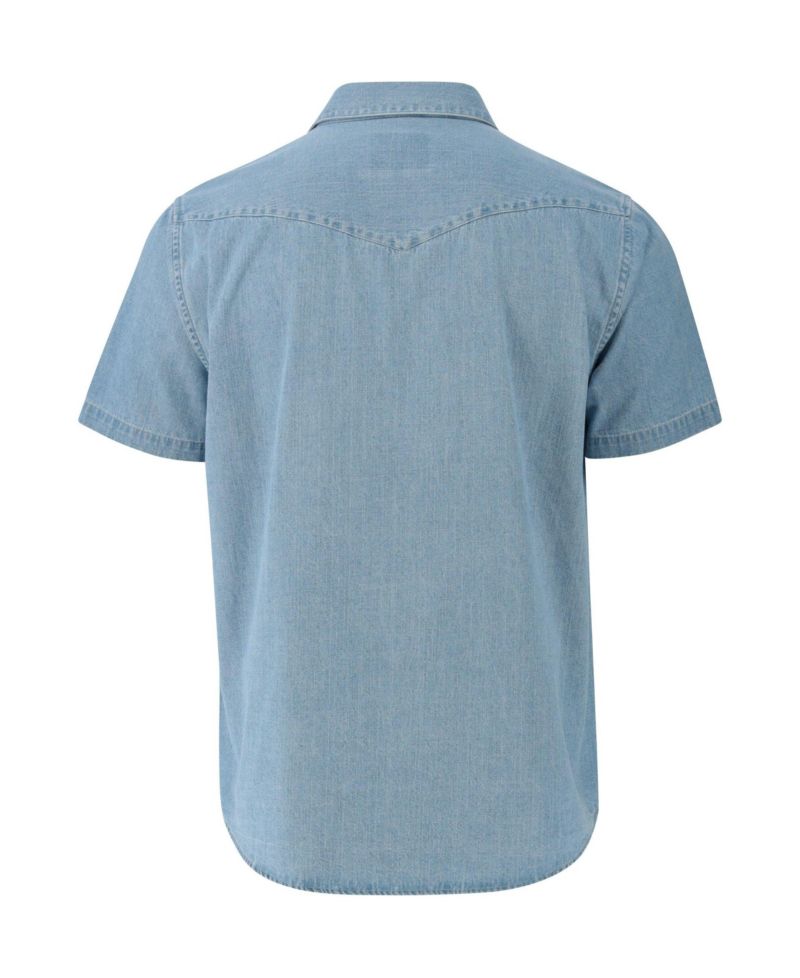 Big & Tall Western Short Sleeve Snap Up Shirt
