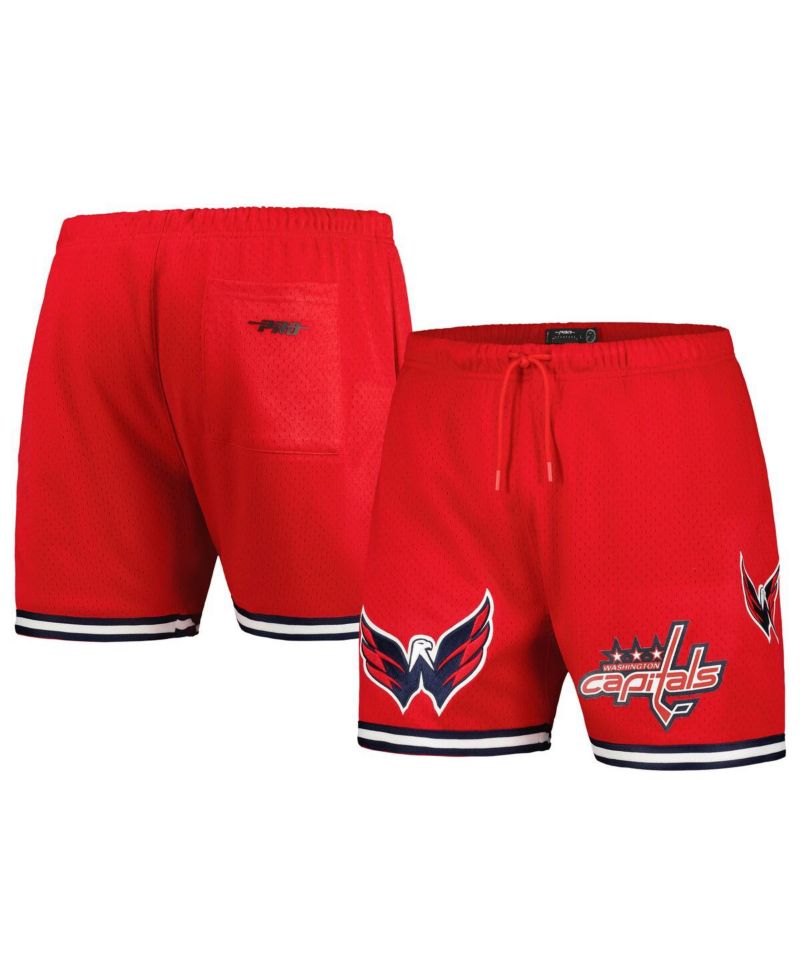 Men's Red Washington Capitals Classic Mesh Shorts
