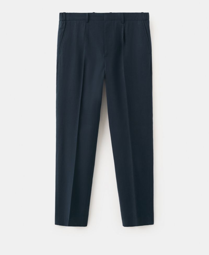 Men's Slim-Fit Linen-Lyocell-Blend Pants